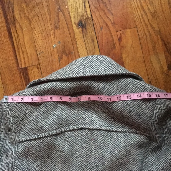 Vintage Montello wool trench coat with scarf - Picture 8 of 11